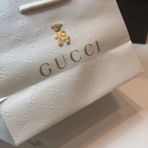 Gucci paper bag shopper bag